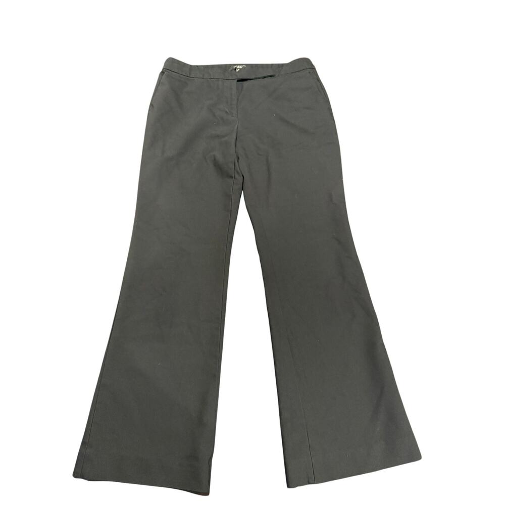 Ann Taylor Women's Black Wide Leg Flare Trouser Dress Pants Size 6P